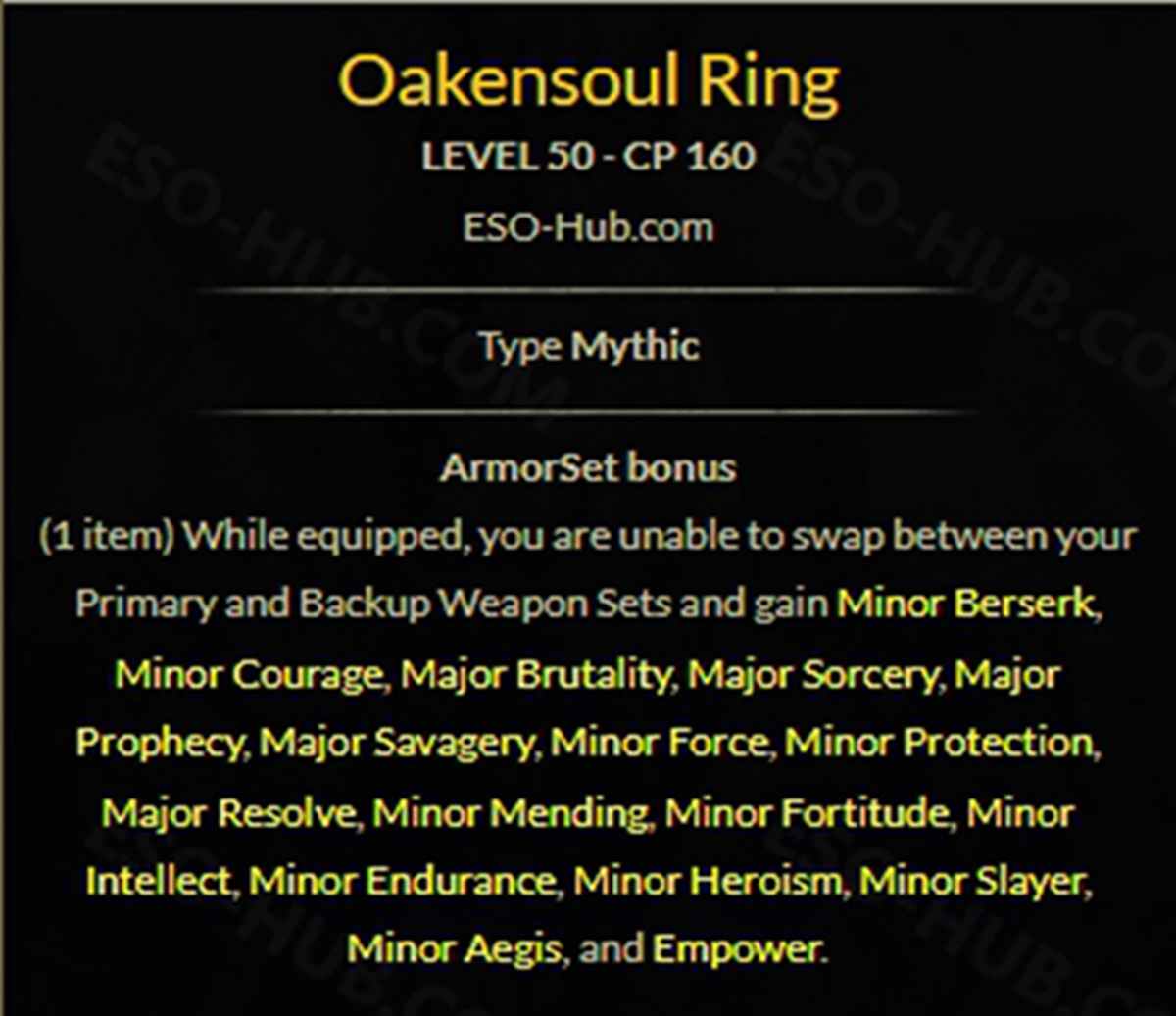 Best Training Gear to Wear in ESO - Oakensoul Ring